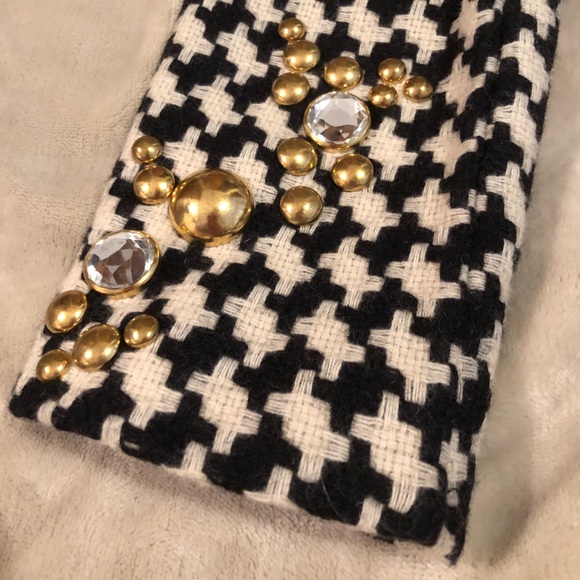 Vintage BnW checkered suit jacket - Picture 3 of 4